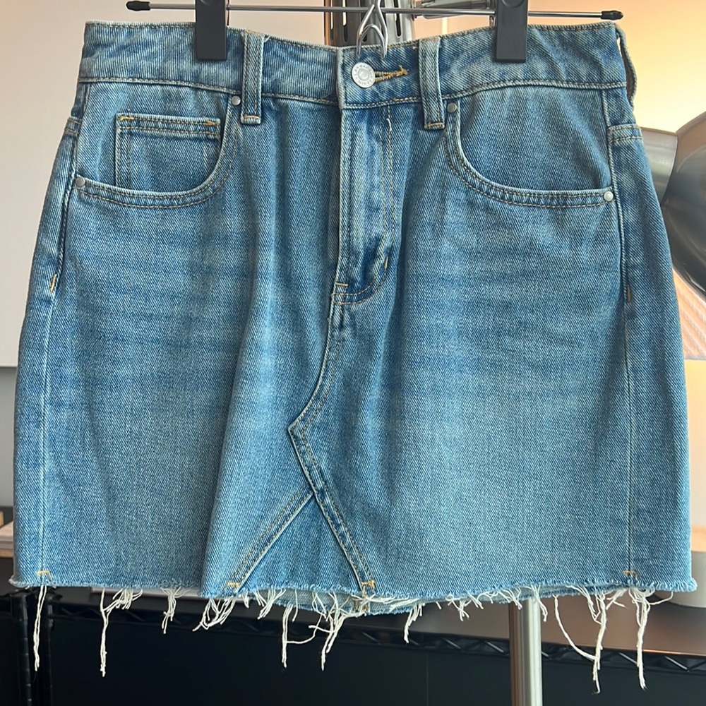 Pacsun, Blue Denim mini jean skirt, size 26